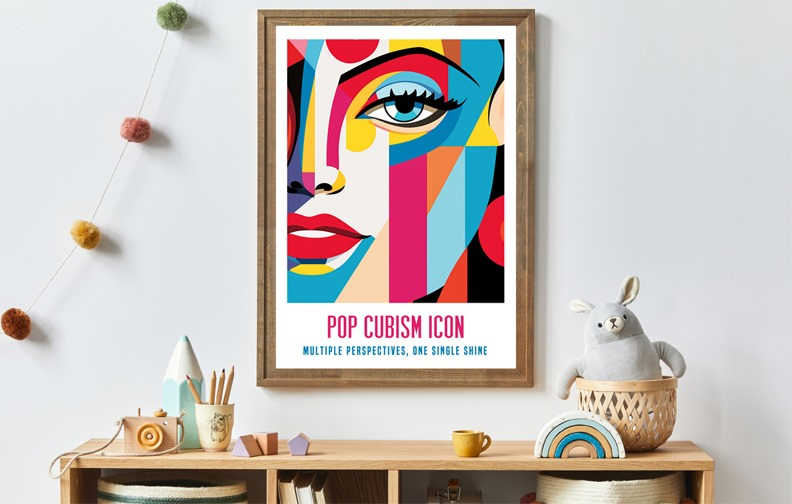 Cubism and Pop Art Poster