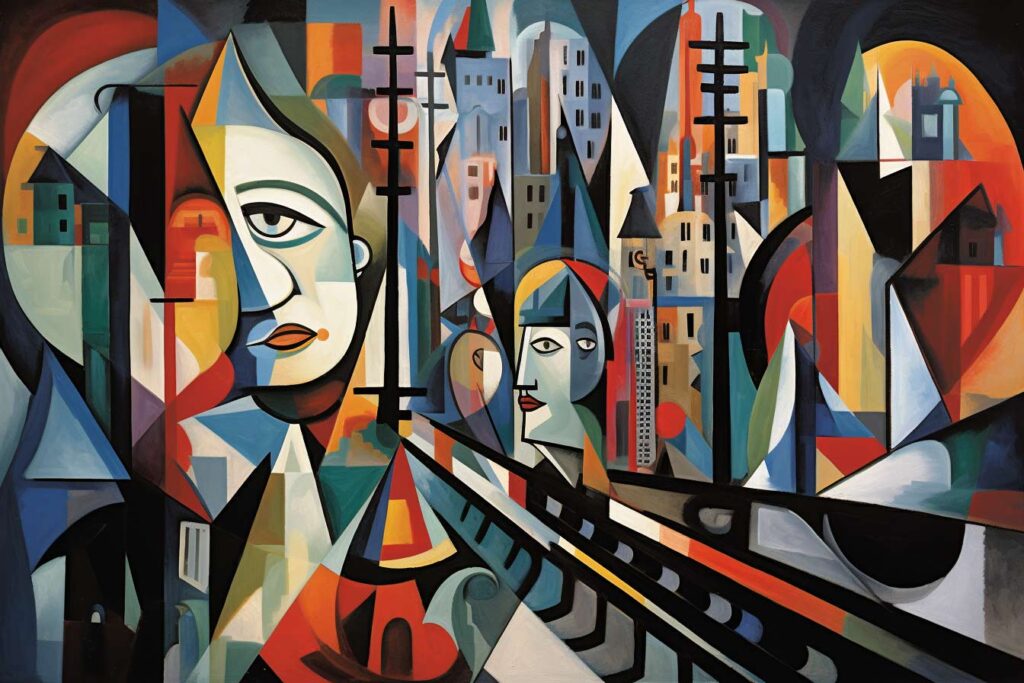 Synthetic Cubism and Life in the Subway