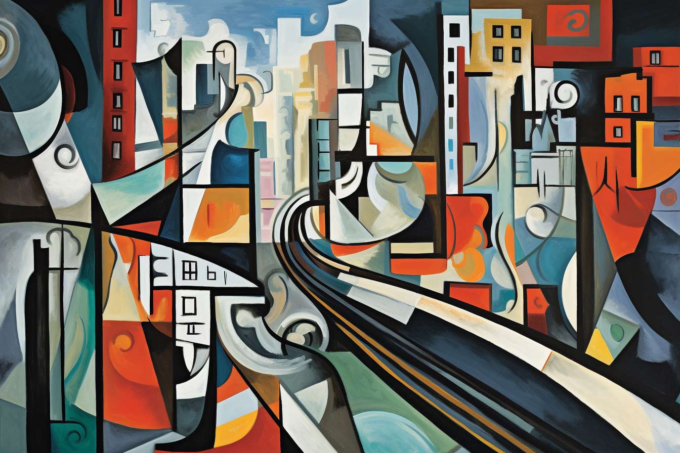 Synthetic Cubism and Life in the Subway